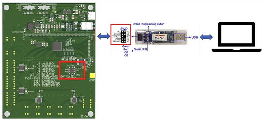 机械图纸 - Diodes Incorporated AL5958QEV2-EMC LED驱动器评估板